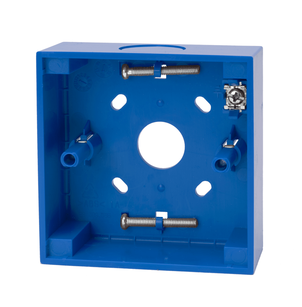 MCP accessory, intelligent manual call point back box, blue – Sonic ...