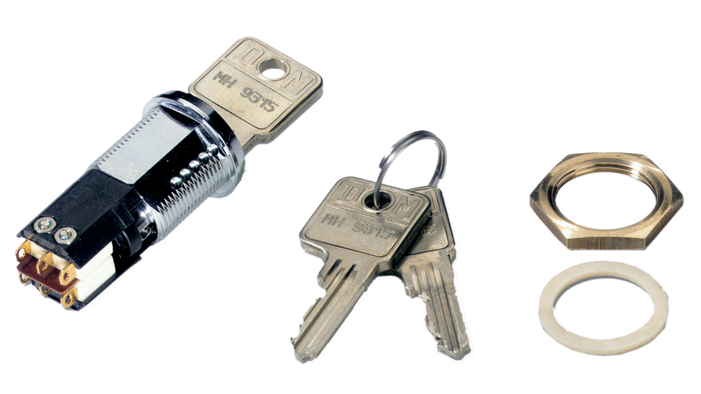 Keyswitch – Latching, with 3 keys – Sonic Fire and Security Ltd